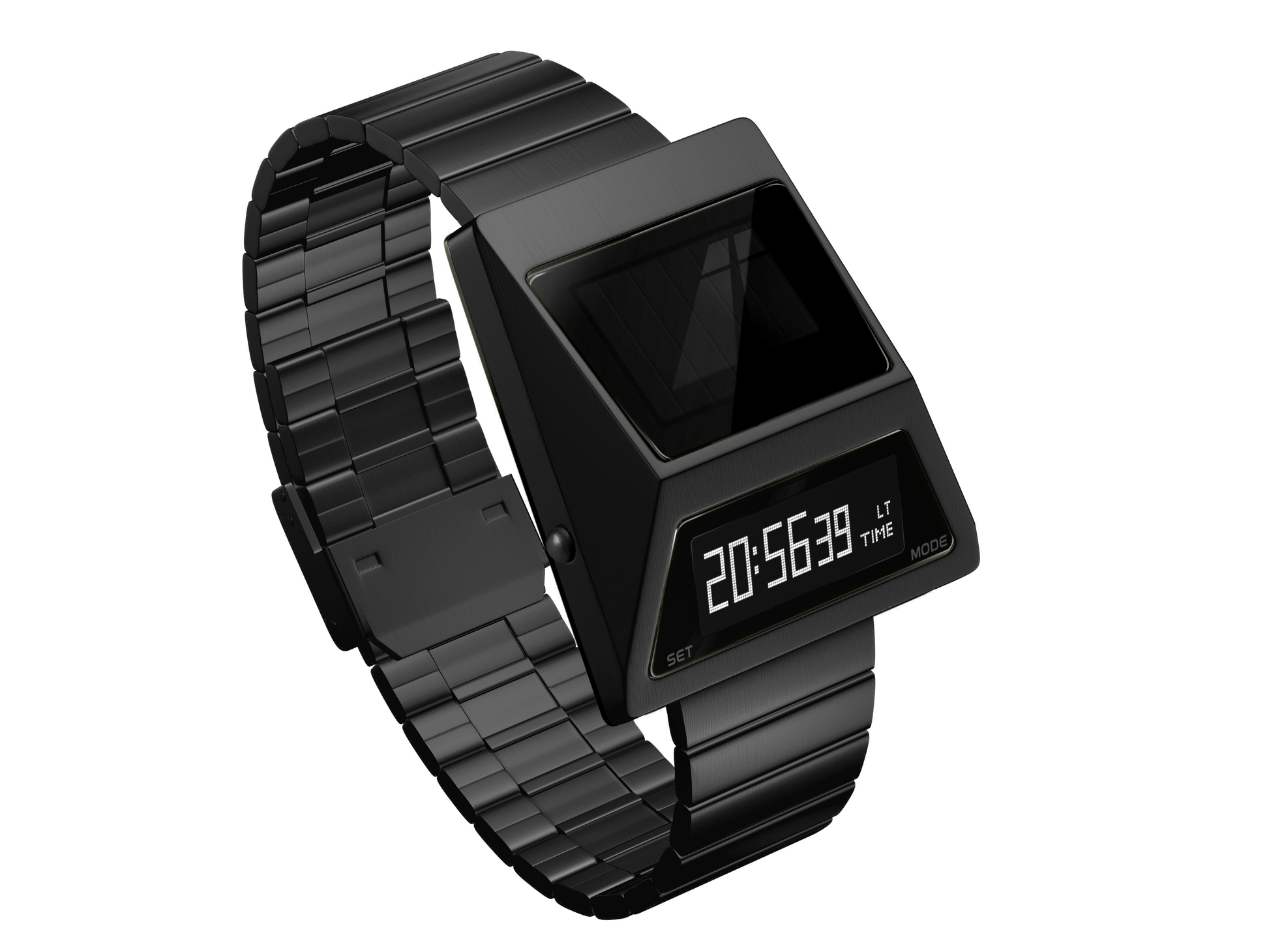 solar-powered-cyber-watches-s3000B-R-top view